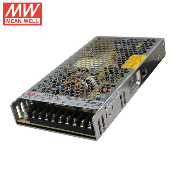 Mean Well LRS-200-5 DC5V 200Watt 40A UL Certification AC110-240 Volt Switching Power Supply For LED Strip Lights Lighting Mean Well LRS-200-5 DC5V 200Watt 40A UL Certification AC110-240 Volt Switching Power Supply For LED Strip Lights Lighting